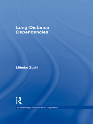 cover image of Long-Distance Dependencies